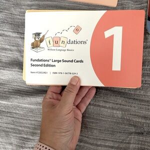 Wilson’s Fundations Large Sound Cards Second Edition
